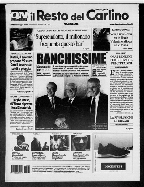 Il Resto del Carlino : giornale dell'Emilia